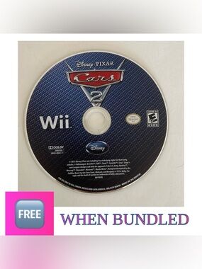 🆓 When Bundled Nintendo Wii 2011 Cars 2 Video Game Without the Storage Case